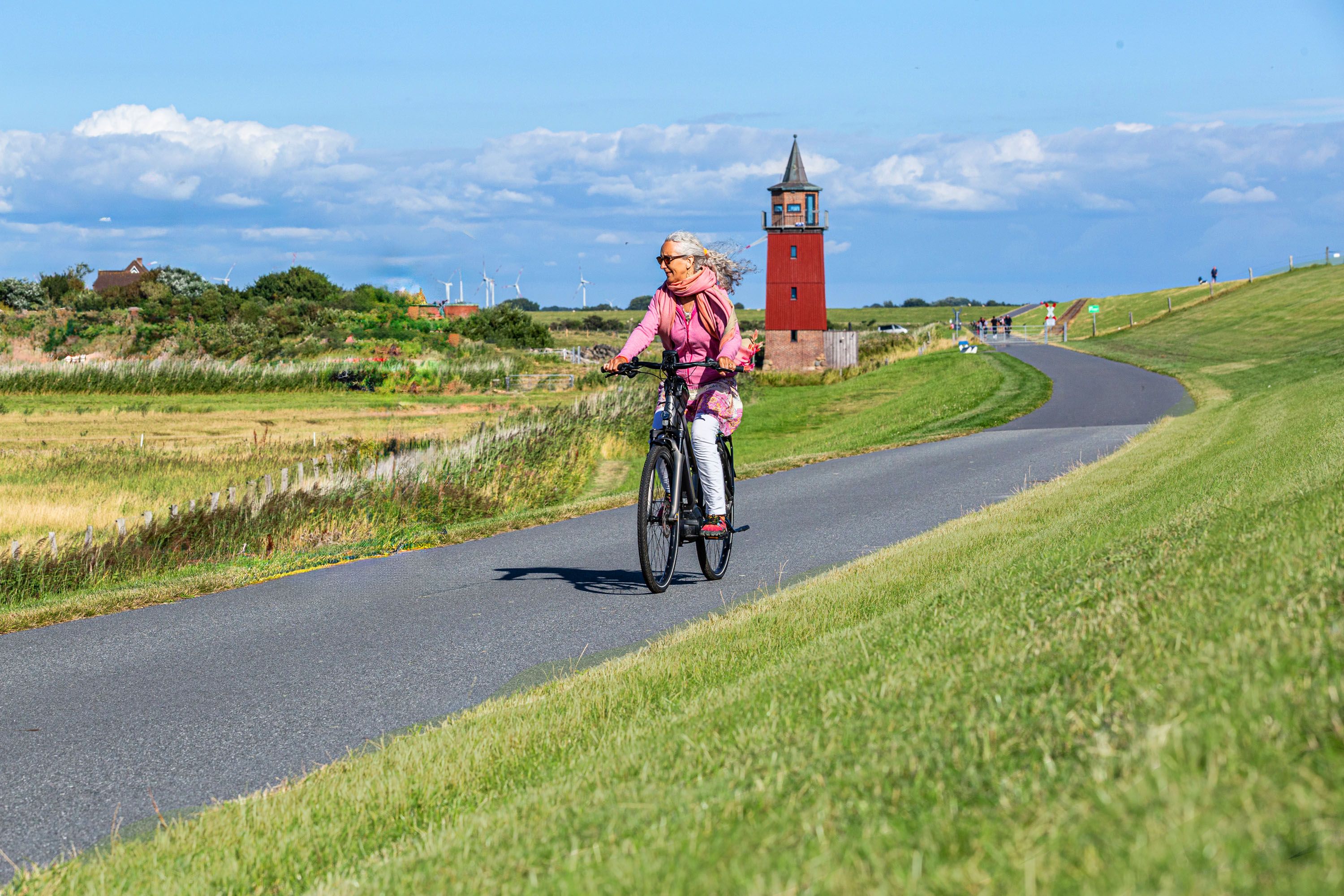 Fahrradtour am Deich