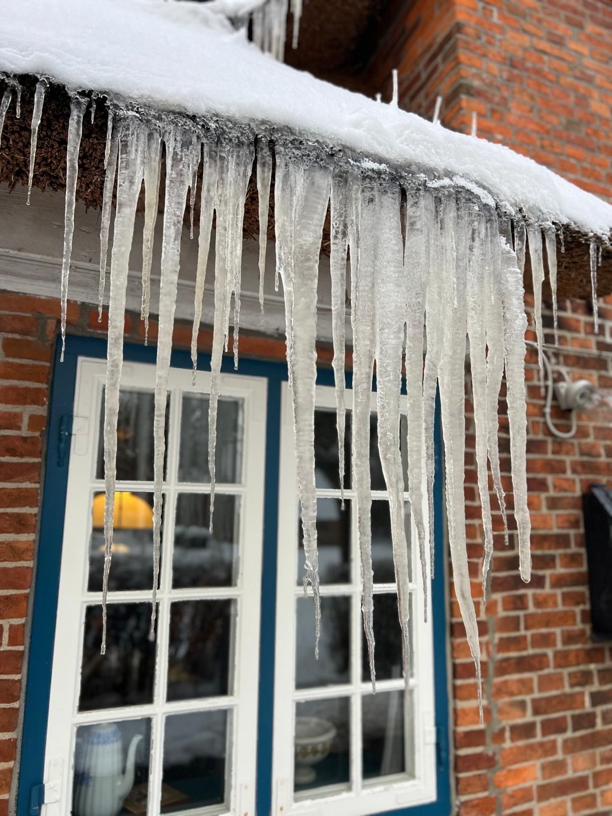 Ferienhaus im Winter